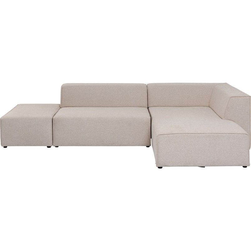 Canapé d angle Infinity Ottomane crème droite