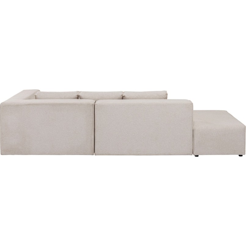 Canapé d angle Infinity Ottomane crème droite