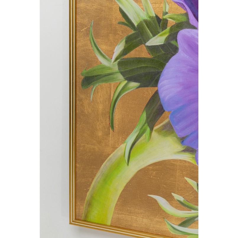 Tableau ancadré Violet 100x150cm