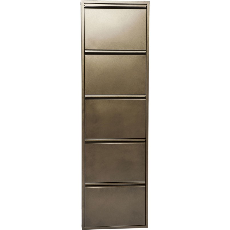 Casier à Chaussure Caruso 5 bronze Kare Design