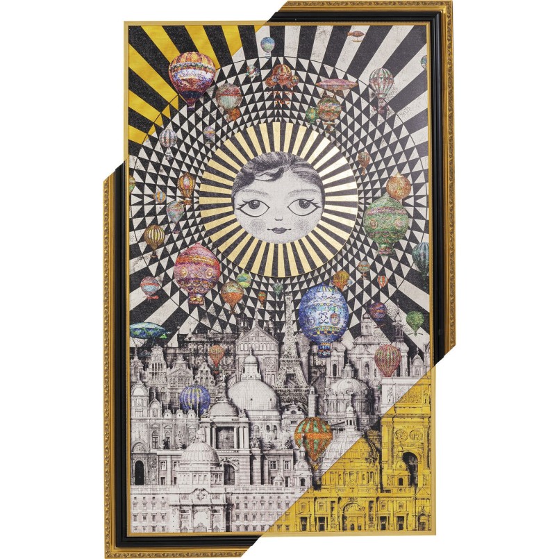 Tableau ancadré Balloons 110x174cm