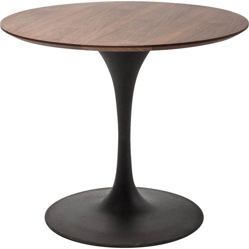 Plateau de table Invitation rond noyer