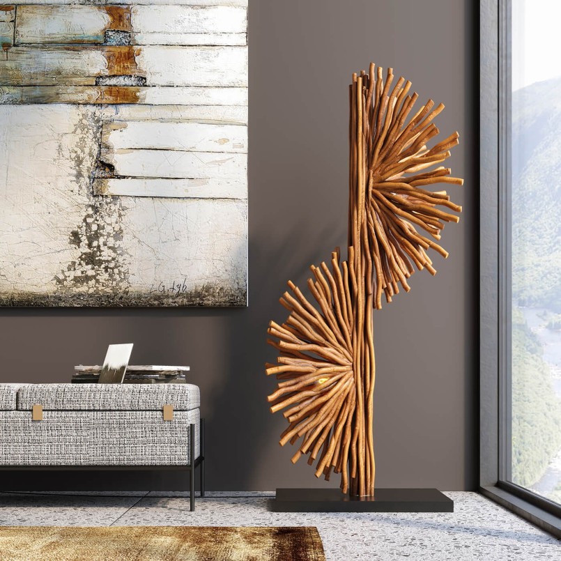 Banquette Buttons Storage blanc et noir