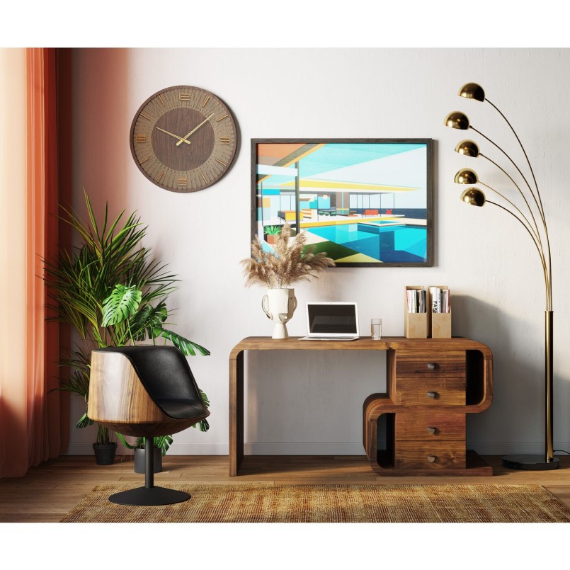 Floor Lamp Five Fingers Brass Kare Design
