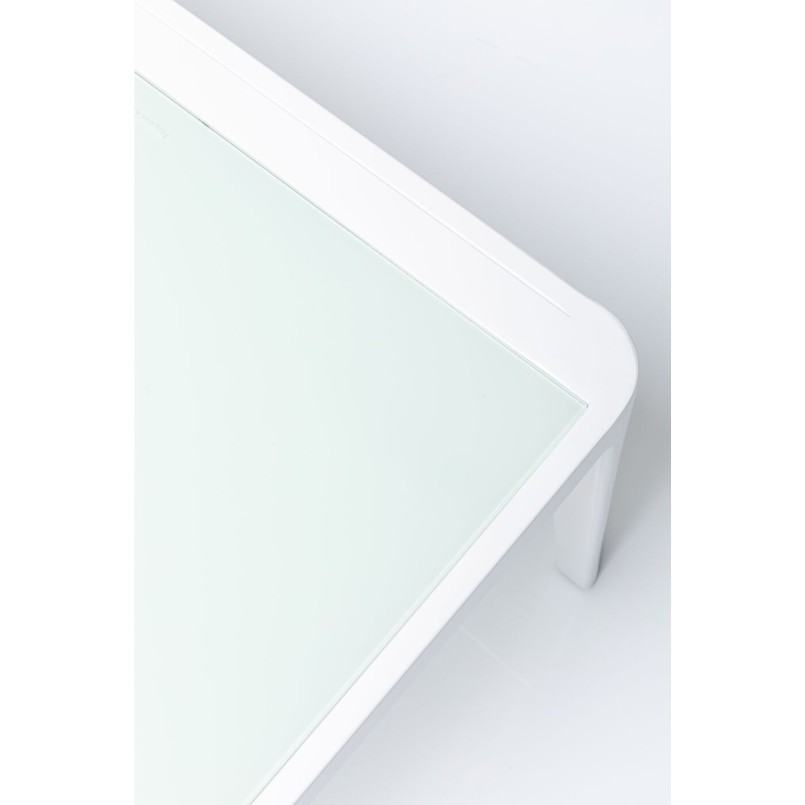 Table basse Tiki blanc