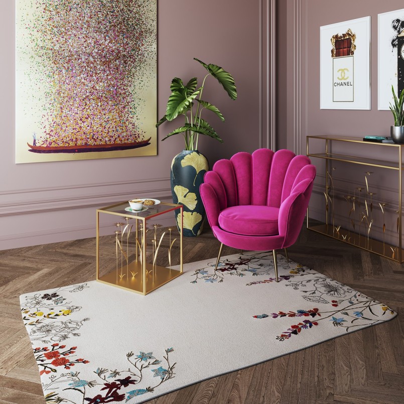 Fauteuil Water Lily fuchsia