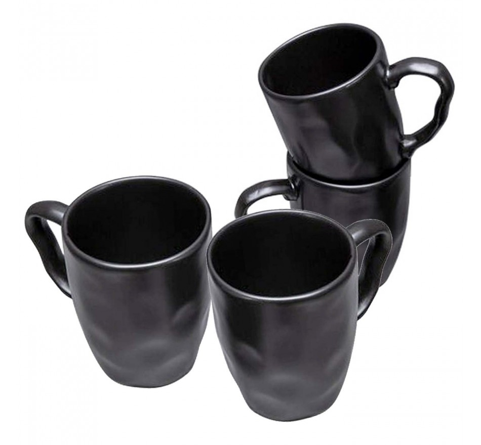 Mokken Organic zwart (4/set) Kare Design Mokken Organic zwart (4/set) Kare Design