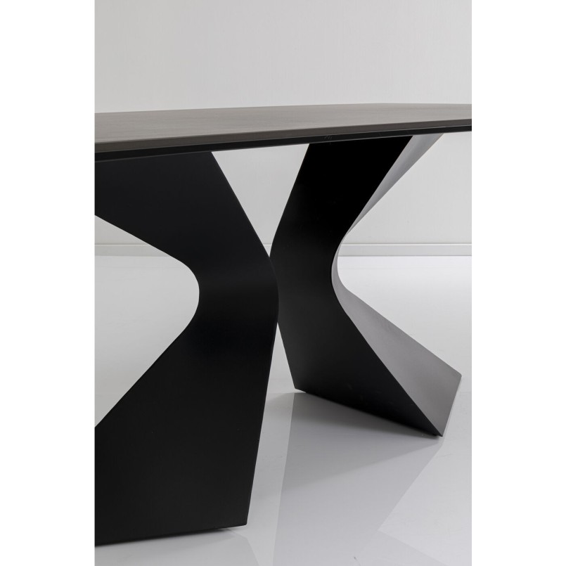 Table Gloria Ceramic noir 200x100cm