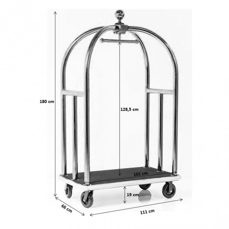 Porte-bagages VIP Vegas noir mat