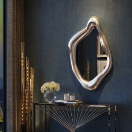 Miroir Hologram argenté 117x68cm Kare Design