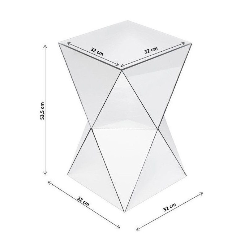 Table d'appoint Luxury Triangle Kare Design