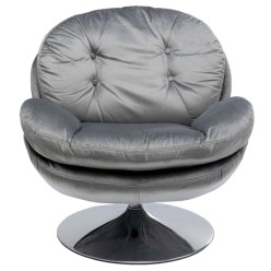 Fauteuil pivotant Cosy gris