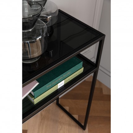 Console Loft 85x30cm black Kare Design
