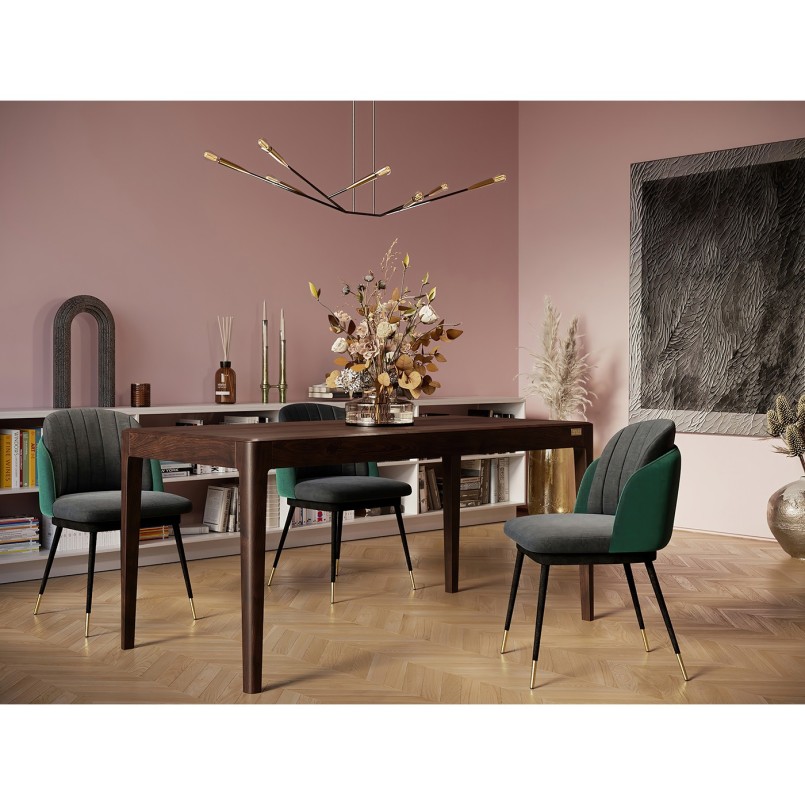 Brooklyn Walnut Table 160x80cm Kare Design