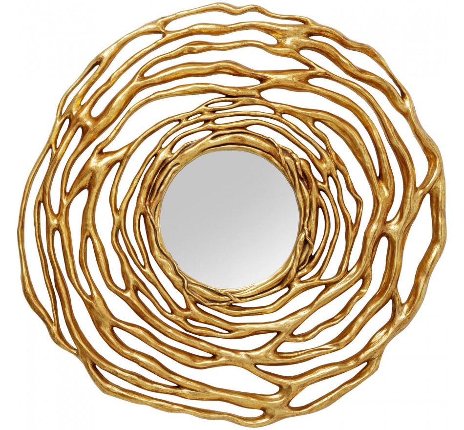 Spiegel Twiggy Goud Ø121cm Kare Design Spiegel Twiggy Goud Ø121cm Kare Design