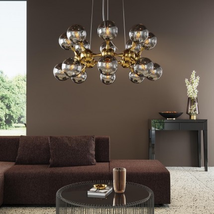 Hanglamp Atomic Balls 18 goud Kare Design