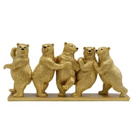 Figurine déco Tipsy Dancing Bears 14cm