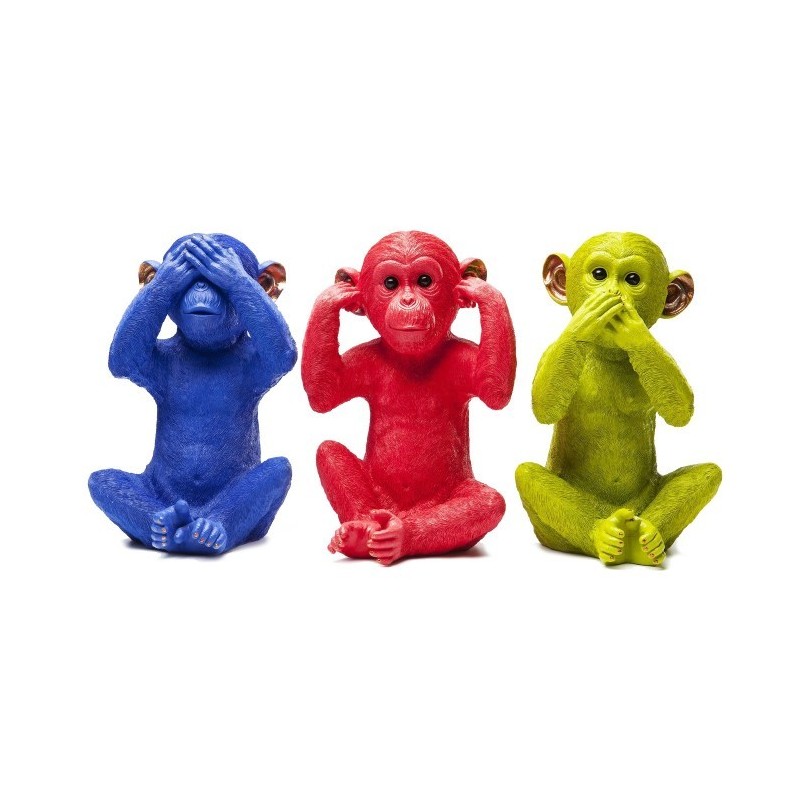 Money Box Monkey Kikazaru Red Kare Design