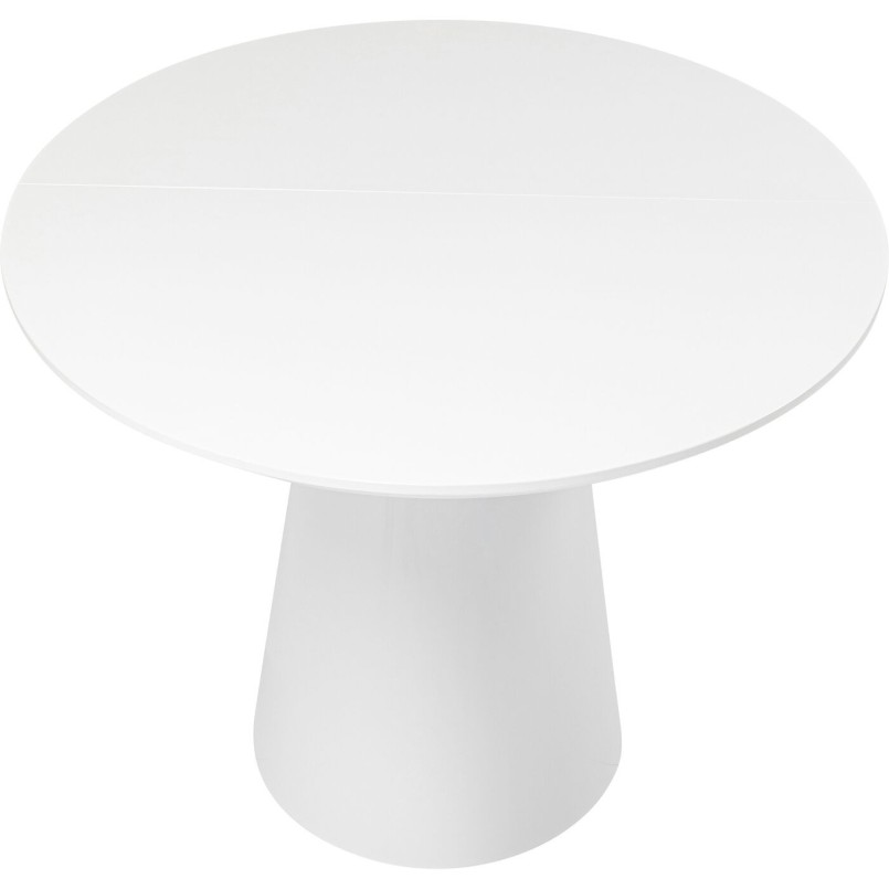 Table à rallonges Benvenuto blanche Kare Design