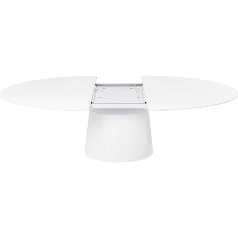Table à rallonges Benvenuto blanche Kare Design