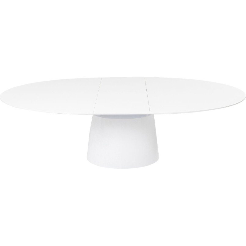 Table à rallonges Benvenuto blanche Kare Design