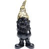 Figurine décorative Nain Standing noir-doré 30