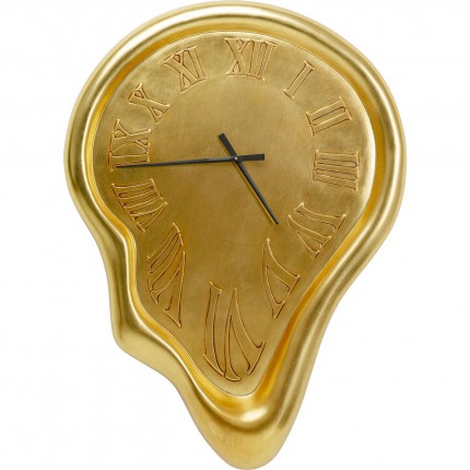 Wandklok Big Drop Goud 92x127cm Kare Design