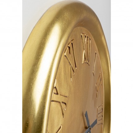 Wandklok Big Drop Goud 92x127cm Kare Design