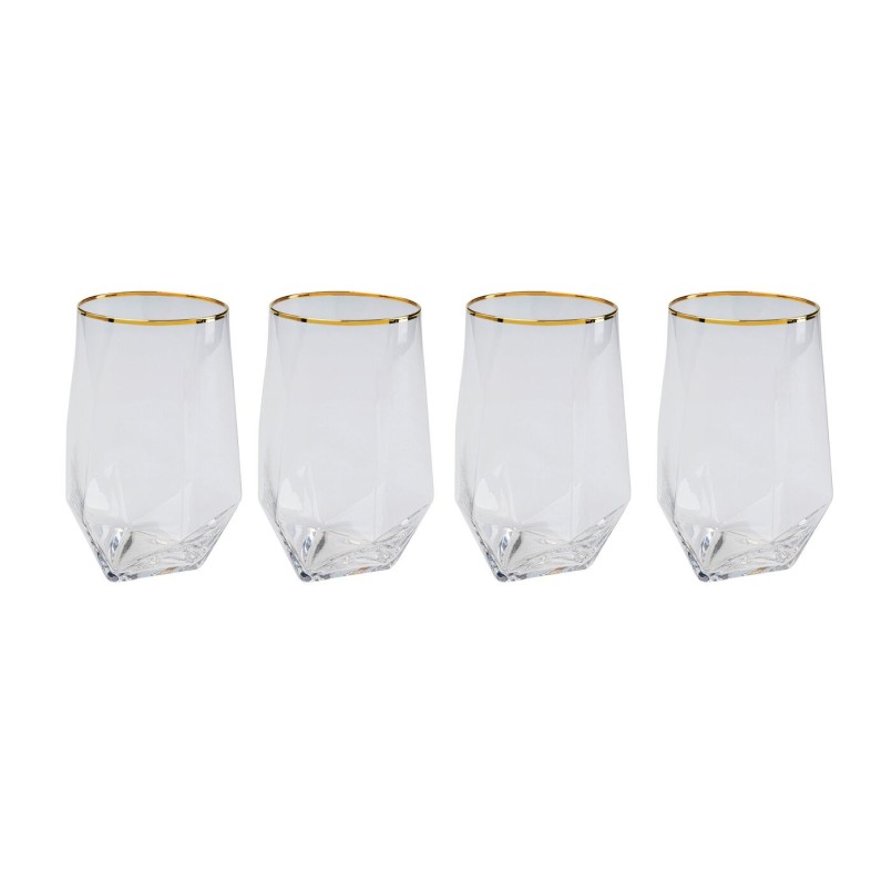 Verre à eau Diamond doré Rim