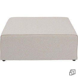 Infinity Elements pouf crème 50x100cm