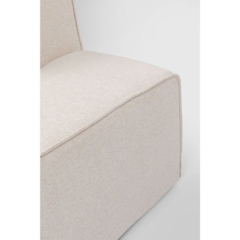 Infinity Elements méridienne gauche crème 182cm