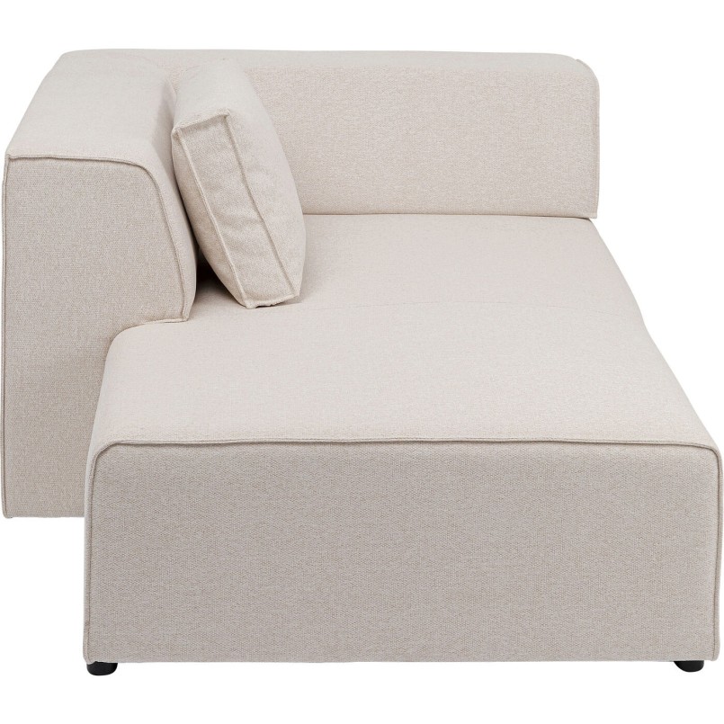 Infinity Elements méridienne gauche crème 182cm