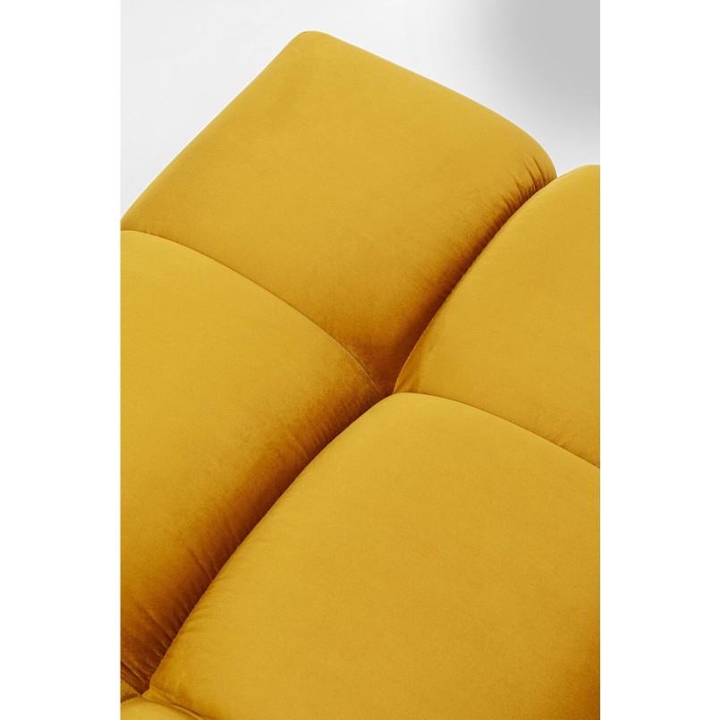 Pouf Belami velours ambre