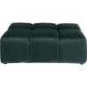 Pouf Belami velours vert foncé