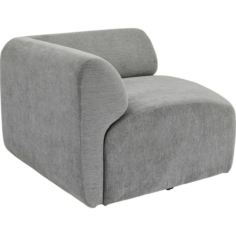 Lucca élément d angle gris 86cm
