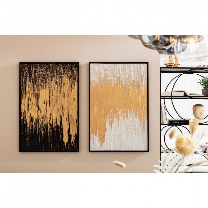 Schilderij Abstract wit 80x120cm Kare Design