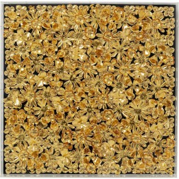 Cadre décoratif Gold Flower 80x80cm