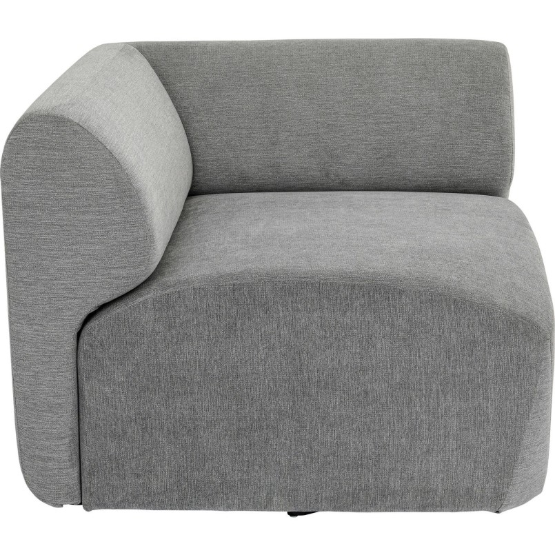 Lucca élément d angle gris 86cm