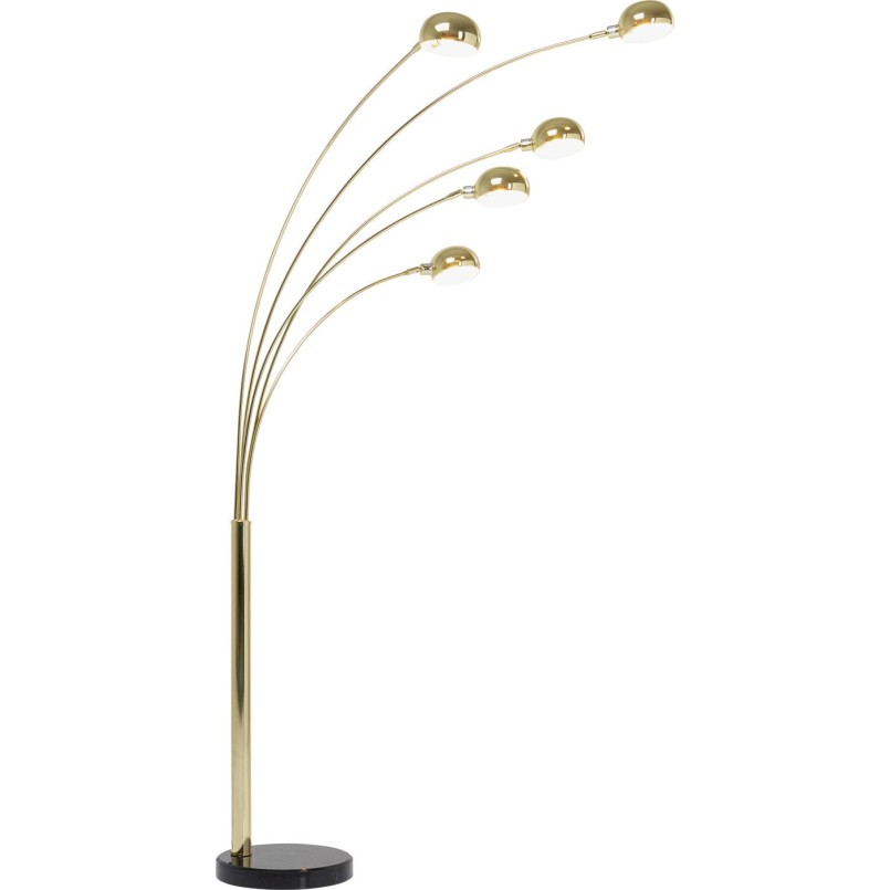 Lampadaire Five Fingers laiton Kare Design
