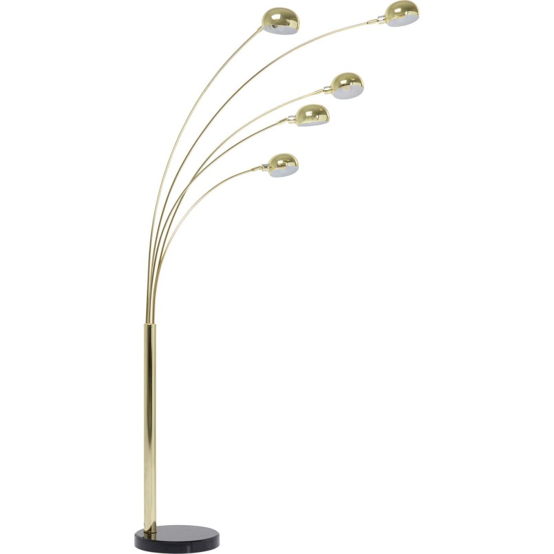 Floor Lamp Five Fingers Brass Kare Design