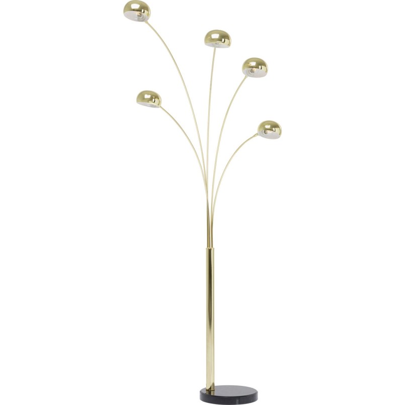 Floor Lamp Five Fingers Brass Kare Design