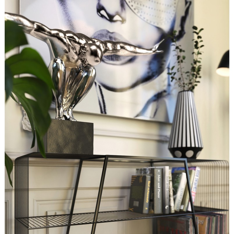 Objet décoratif Athlete XL argenté