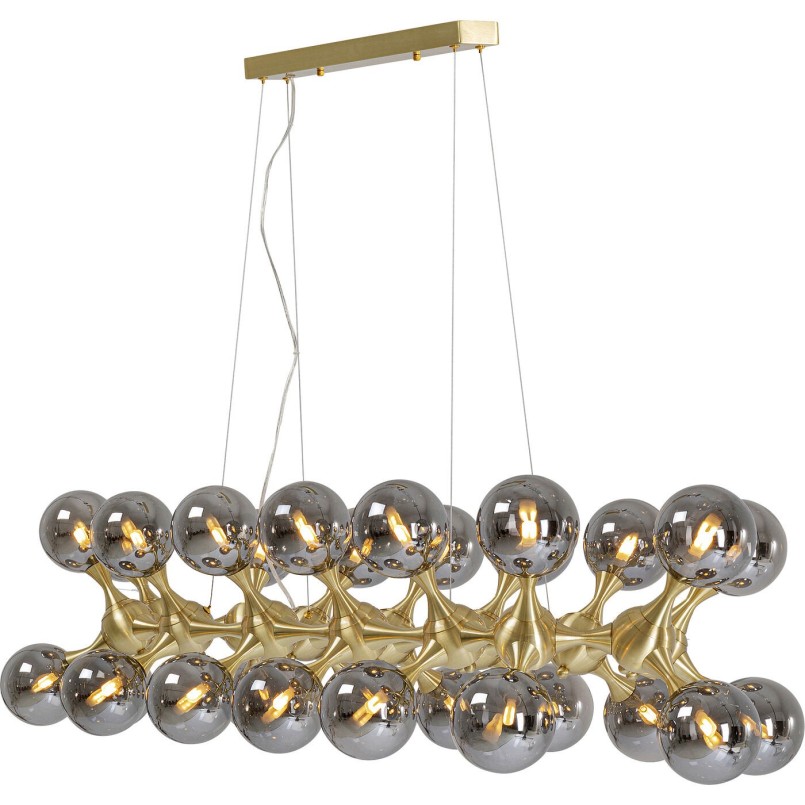 Suspension Atomic Balls laiton 140cm