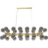 Suspension Atomic Balls laiton 140cm