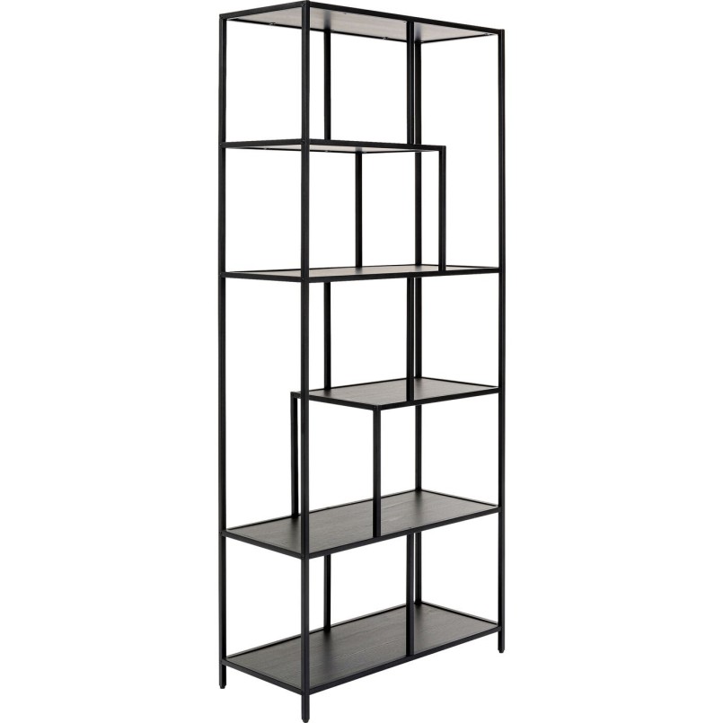 Etagère Loftie noir 77x185cm