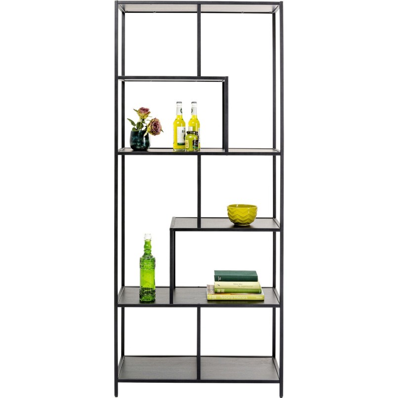 Etagère Loftie noir 77x185cm