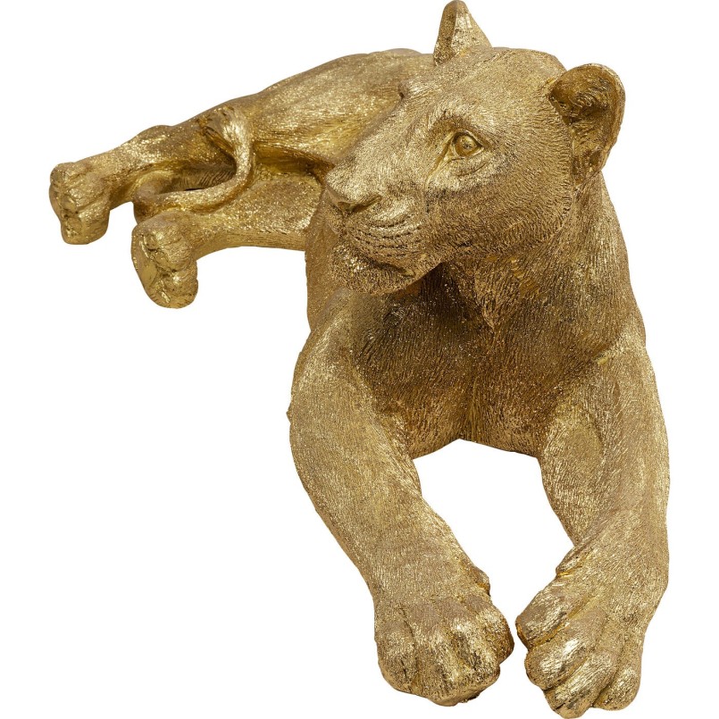 Objet décoratif Lion doré