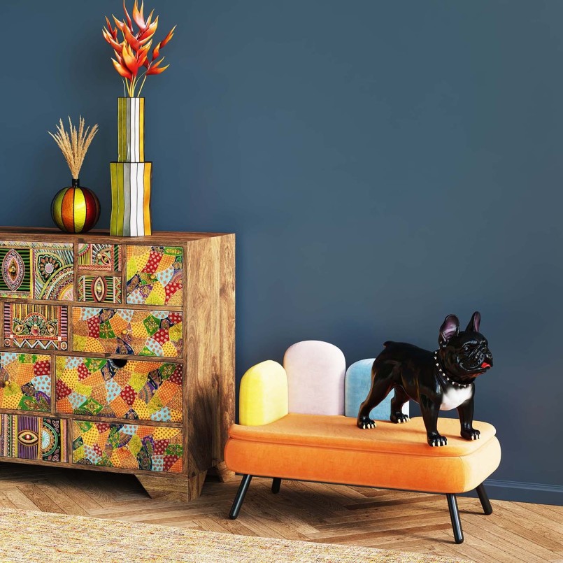 Déco Gangster Mops Kare Design