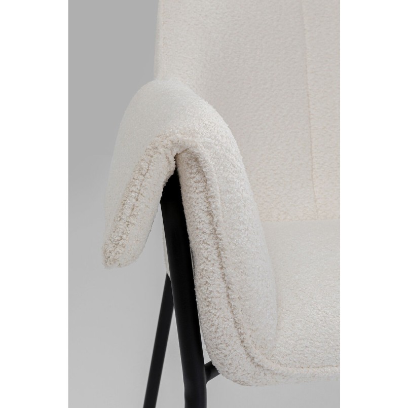 Chaise a. acc. Bess crème