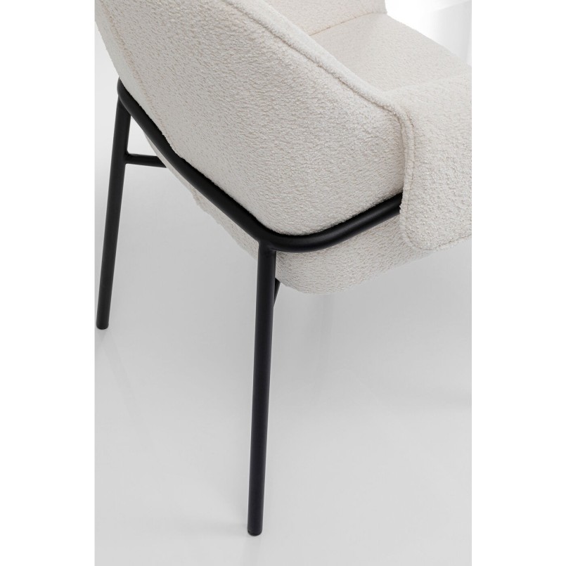 Chaise a. acc. Bess crème